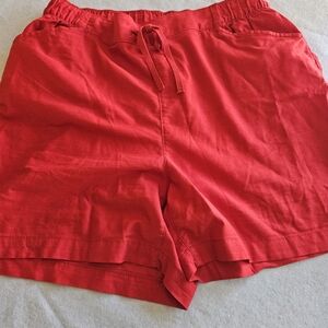 Red shorts, Suze 14-16W, Lane Bryant